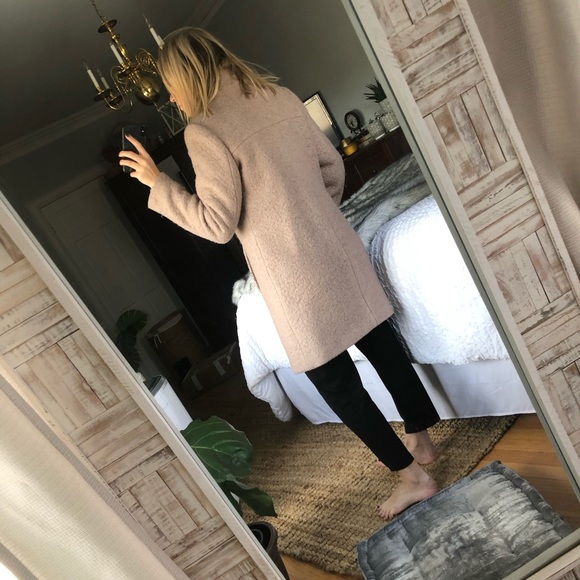 Blush Nude Kenneth Cole Wool Jacket - Picture 4 of 6